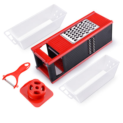 Versatile Kitchen Cutter with Storage & Safety Guard