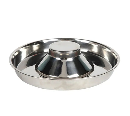 Pet Stainless Steel Dog Bowl Puppy Litter Food Feeding Dish Weaning Silver Stainless Feeder Water Bowl Pets Feeder Bowl  Killer Products