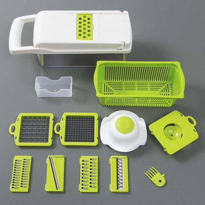 Effortless Multifunctional Vegetable Cutter for Kitchen Slicing and Dicing