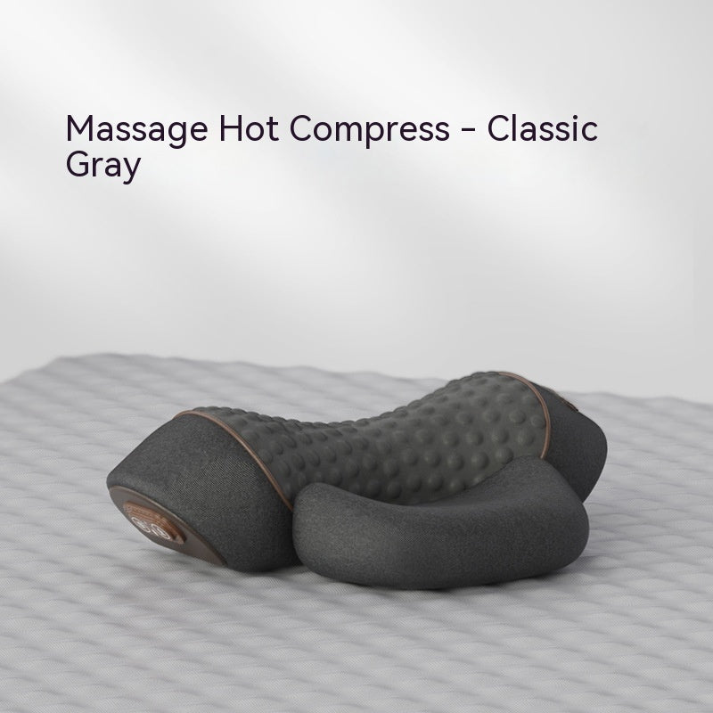 ThermoVibe Neck Pillow: Memory Foam & Massage Care