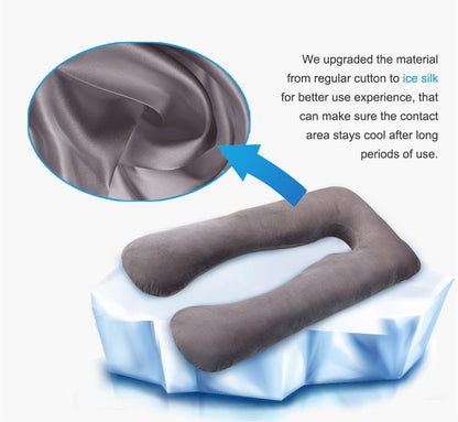 CoolComfort U-Shaped Maternity Pillow for Summer