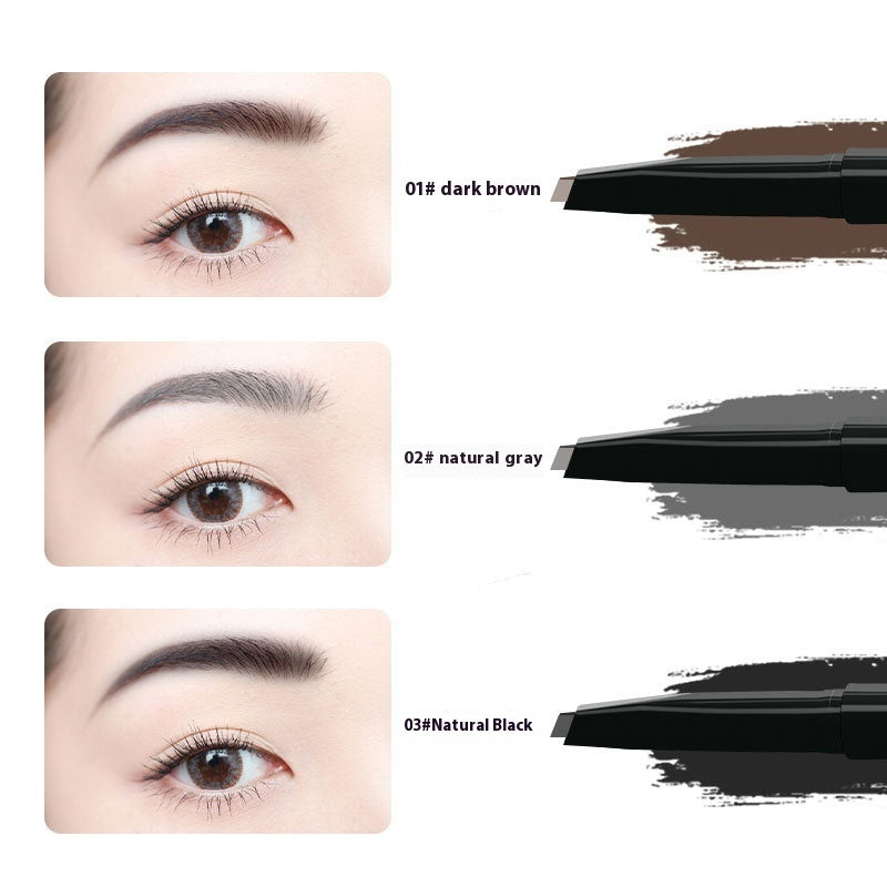 Dual-Head Waterproof Eyebrow Pencil - Smudge-Free