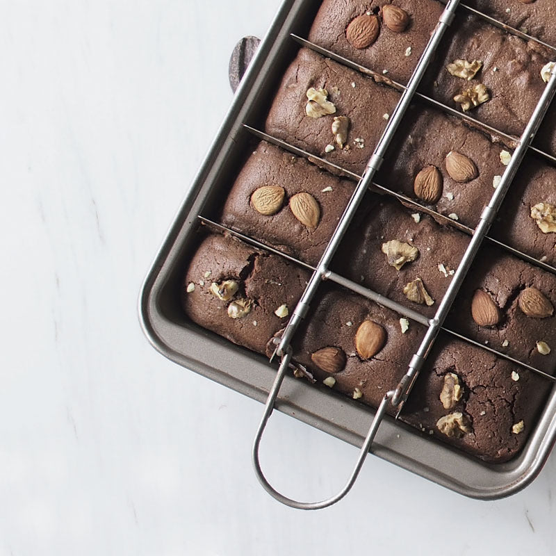 Square Brownie Pan with Nonstick Teflon Coating