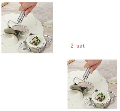 Dumpling Master: Stainless Steel Mould & Peeler Set