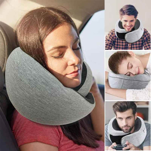 Travel Neck Pillow – Memory Foam U-Shaped Cushion for Airplane Comfort - Killer Products