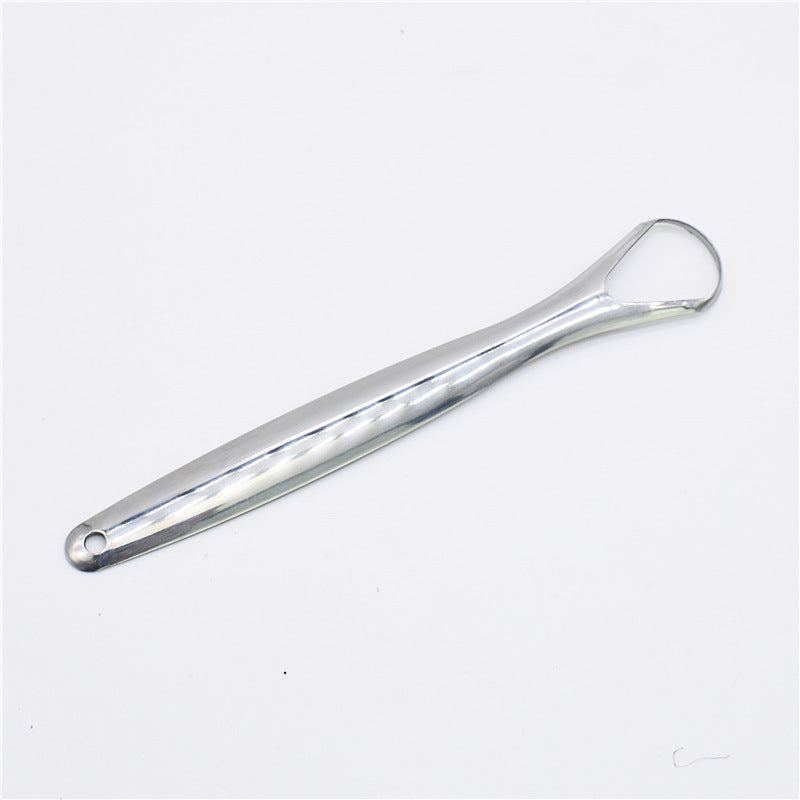 Stainless Steel Tongue Scraper Oral Care Tools: Fresh Breath Essential