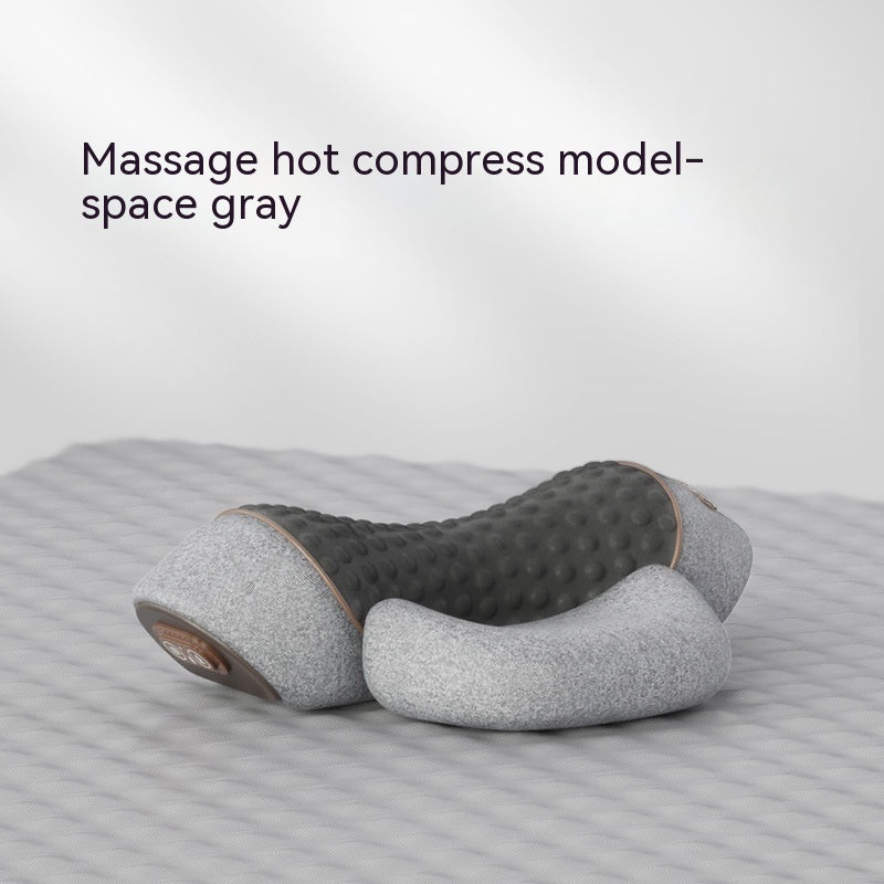 ThermoVibe Neck Pillow: Memory Foam & Massage Care