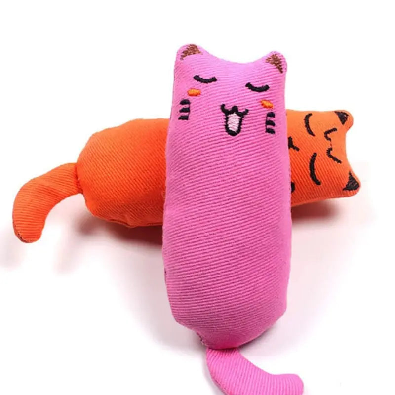 Rustle Sound Catnip Toy Cats Products for Pets Cute Cat Toys for Kitten Teeth Grinding Cat Plush Thumb Pillow Pet Accessories  Killer Products