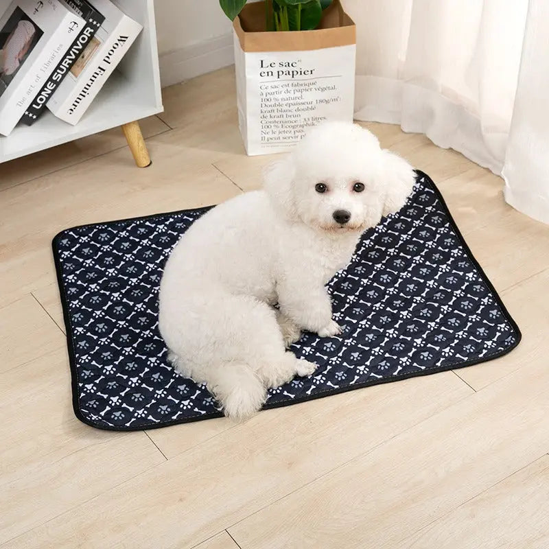 Water Absorbing Pet Urine Pad Skid Resistant Easy Drying Cat Litter Mat Training Pad Washable Reusable Pet Urine Pad  Killer Products