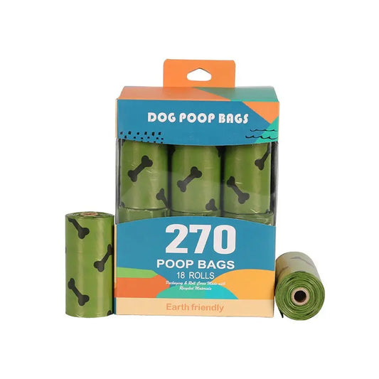 Eco-Friendly Dog Poop Bags – 18 Rolls for Easy Dog Poop and Garbage Cleanup Pet Waste  Killer Products