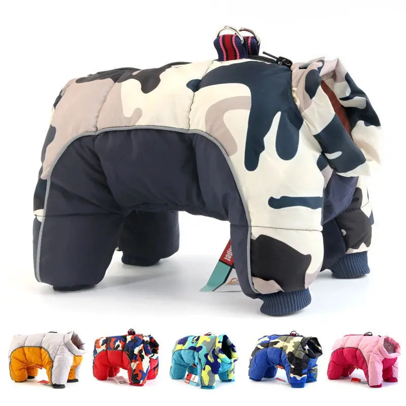 Pet Dog Clothes Winter Clothes Thickened Warm Down Jacket Teddy Dog Quadruped Winter Coat  Killer Products