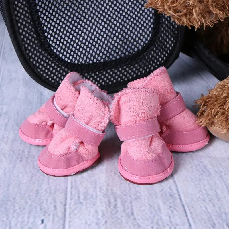 Thick Snow Pet Dog Shoes Animal Warming Shoes Plush Winter Pets Puppy Cats Warm Boots  Killer Products