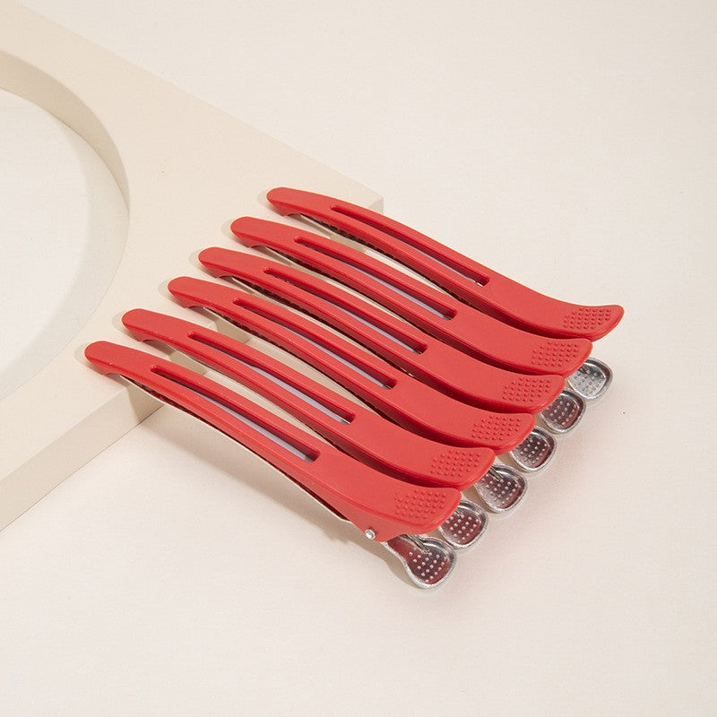 Pro Duckbill Hair Clips - 6 Pack in Stylish Colors