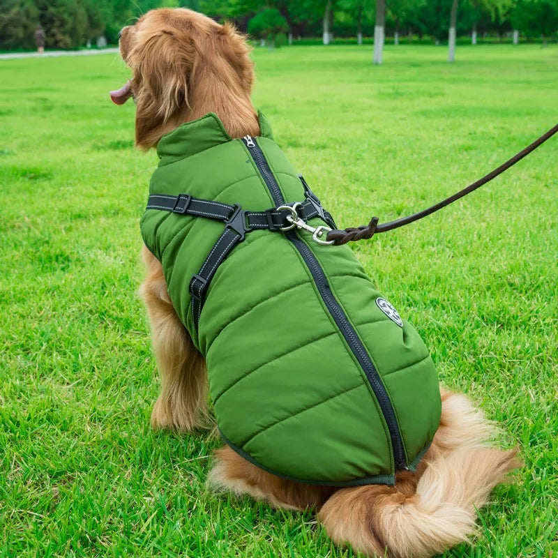 CozyPaws Waterproof Dog Jacket & Harness Combo