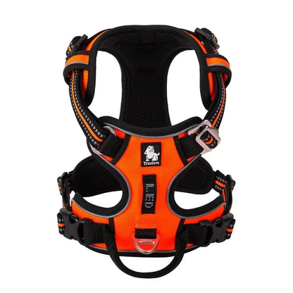 TrueLove No-Pull Reflective Dog Harness – Adjustable & Comfortable Control