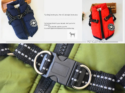 CozyPaws Waterproof Dog Jacket & Harness Combo