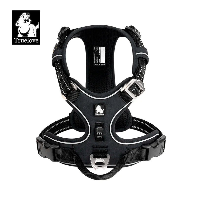 TrueLove No-Pull Reflective Dog Harness – Adjustable & Comfortable Control