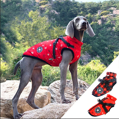 CozyPaws Waterproof Dog Jacket & Harness Combo