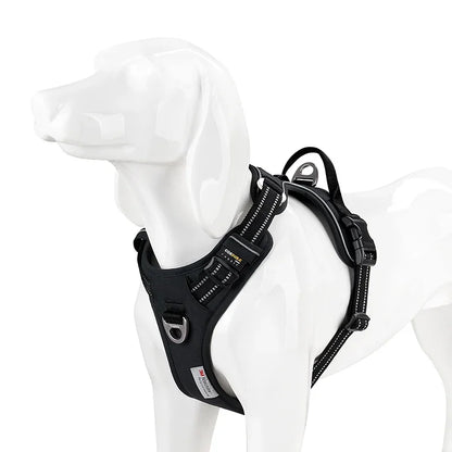 TrueLove No-Pull Reflective Dog Harness – Adjustable & Comfortable Control