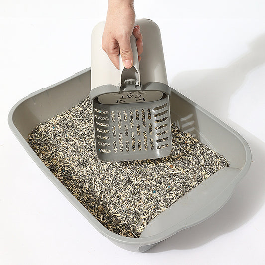 Large Capacity Cat Litter Scoop With Integrated Shit Storage Box