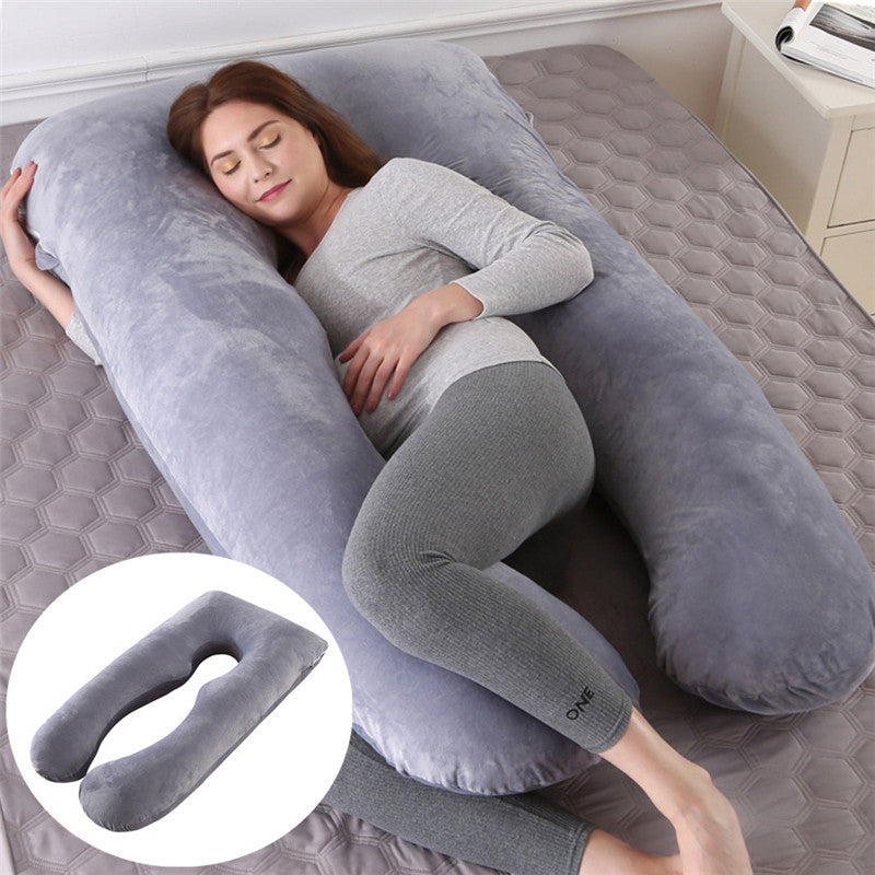 CoolComfort U-Shaped Maternity Pillow for Summer