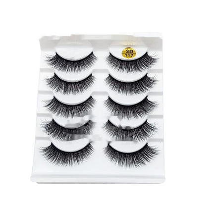 Thick 3D Big Eye Faux Lash Set - 5 Pairs