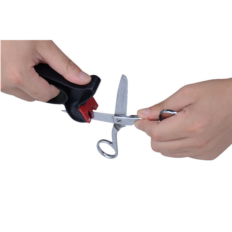 Handheld Knife Sharpener: 2-In-1 Scissor Blade Kitchen Gadgets