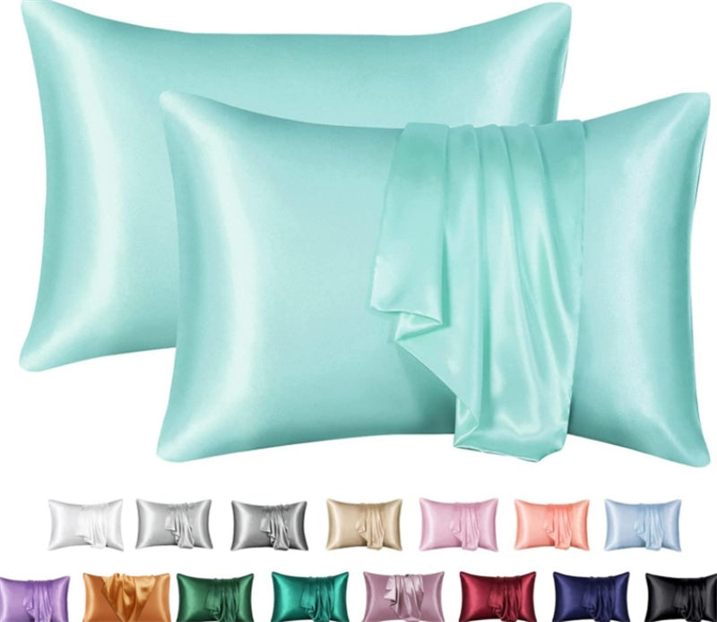 LuxSilk Satin Pillowcase Set - Solid Colors & Sizes