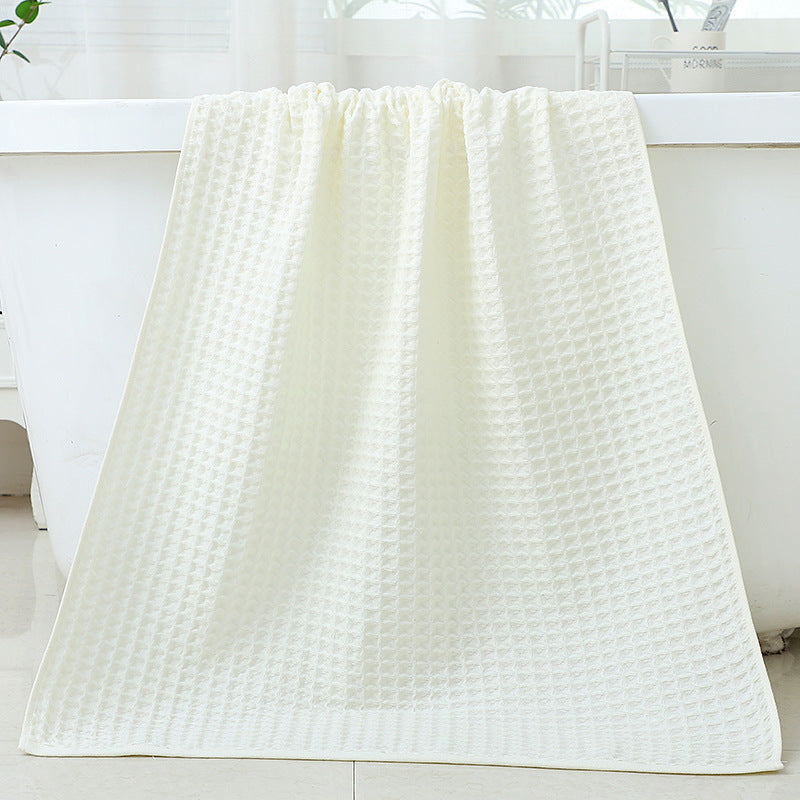 Quick-Dry Cotton Bath Towel & Wipe Set - Unisex