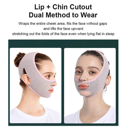 Pink Face Lifting Mask - Non-Thin Support Tool