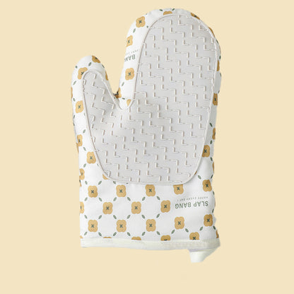 HeatGuard Cotton Oven Mitts & Potholders Set