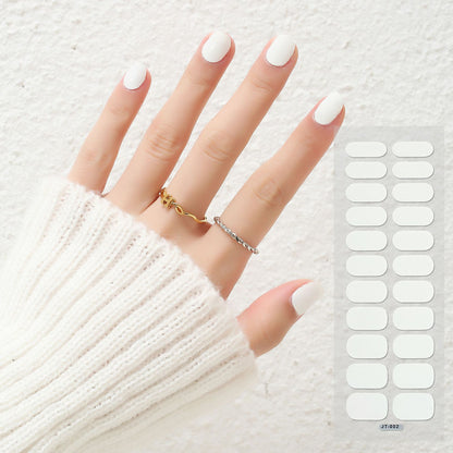 Thermal Semi-curing Nail Beauty Stickers: Phototherapy Gel Elegance