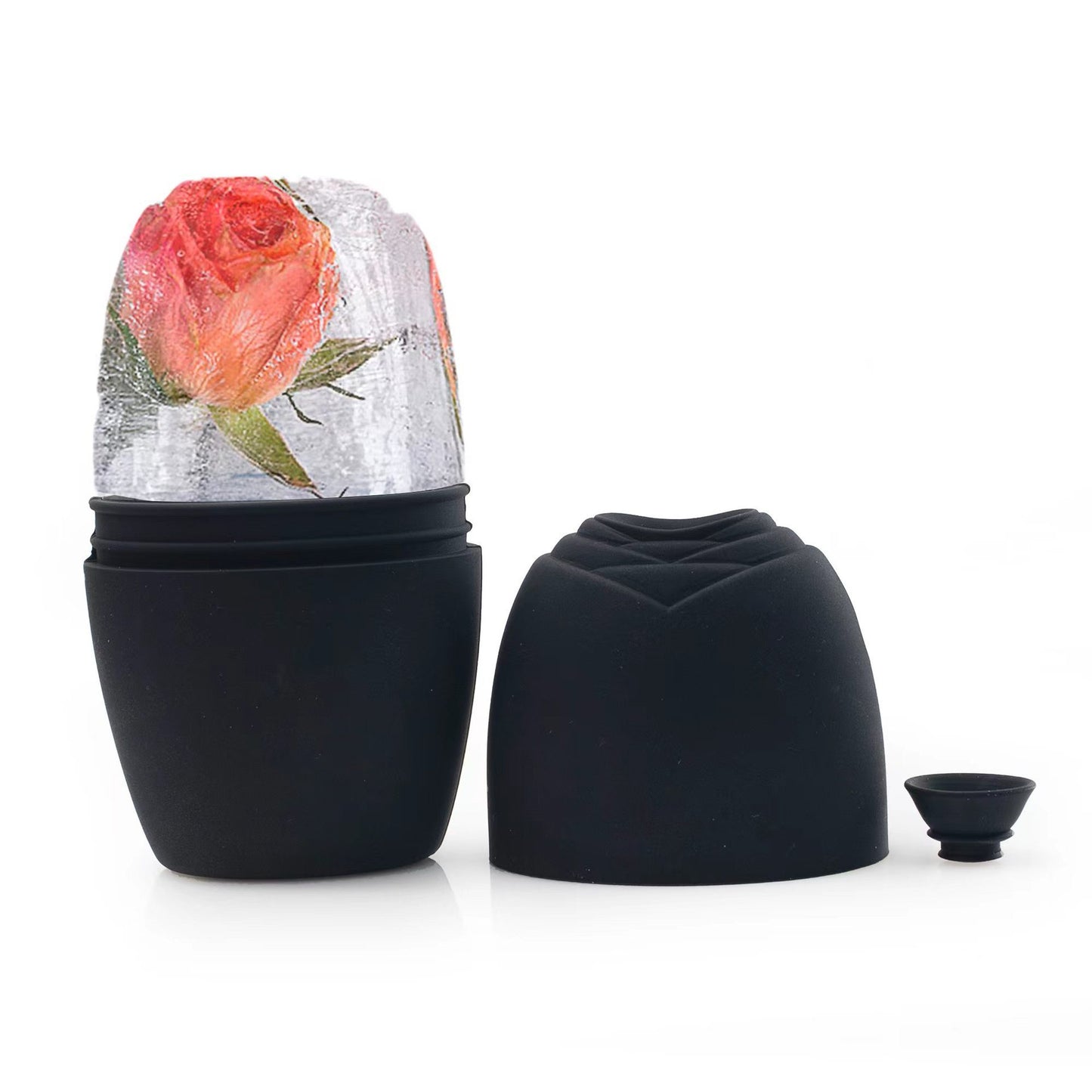 Rose Glow Ice Tray for Facial Beauty Treatments