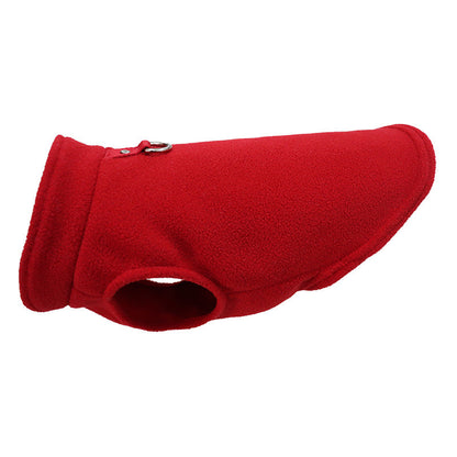 Cozy Pet Clothes Dog Thickened Solid Color Polar Fleece