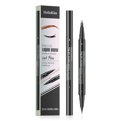 Dual-Action Waterproof Eyebrow Pencil - 2-in-1