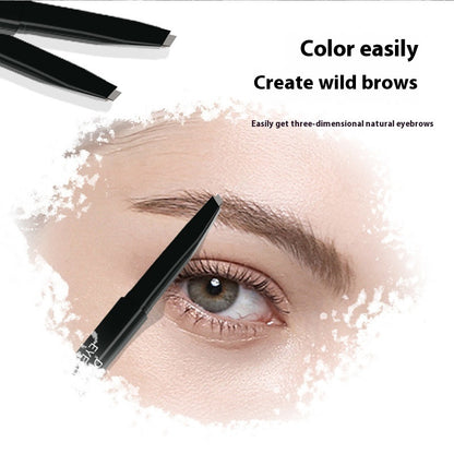 Dual-Head Waterproof Eyebrow Pencil - Smudge-Free