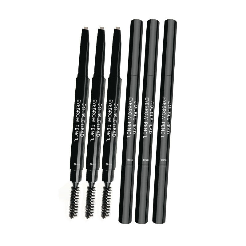 Dual-Head Waterproof Eyebrow Pencil - Smudge-Free