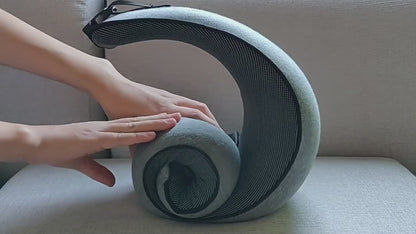 Travel Neck Pillow – Memory Foam U-Shaped Cushion for Airplane Comfort