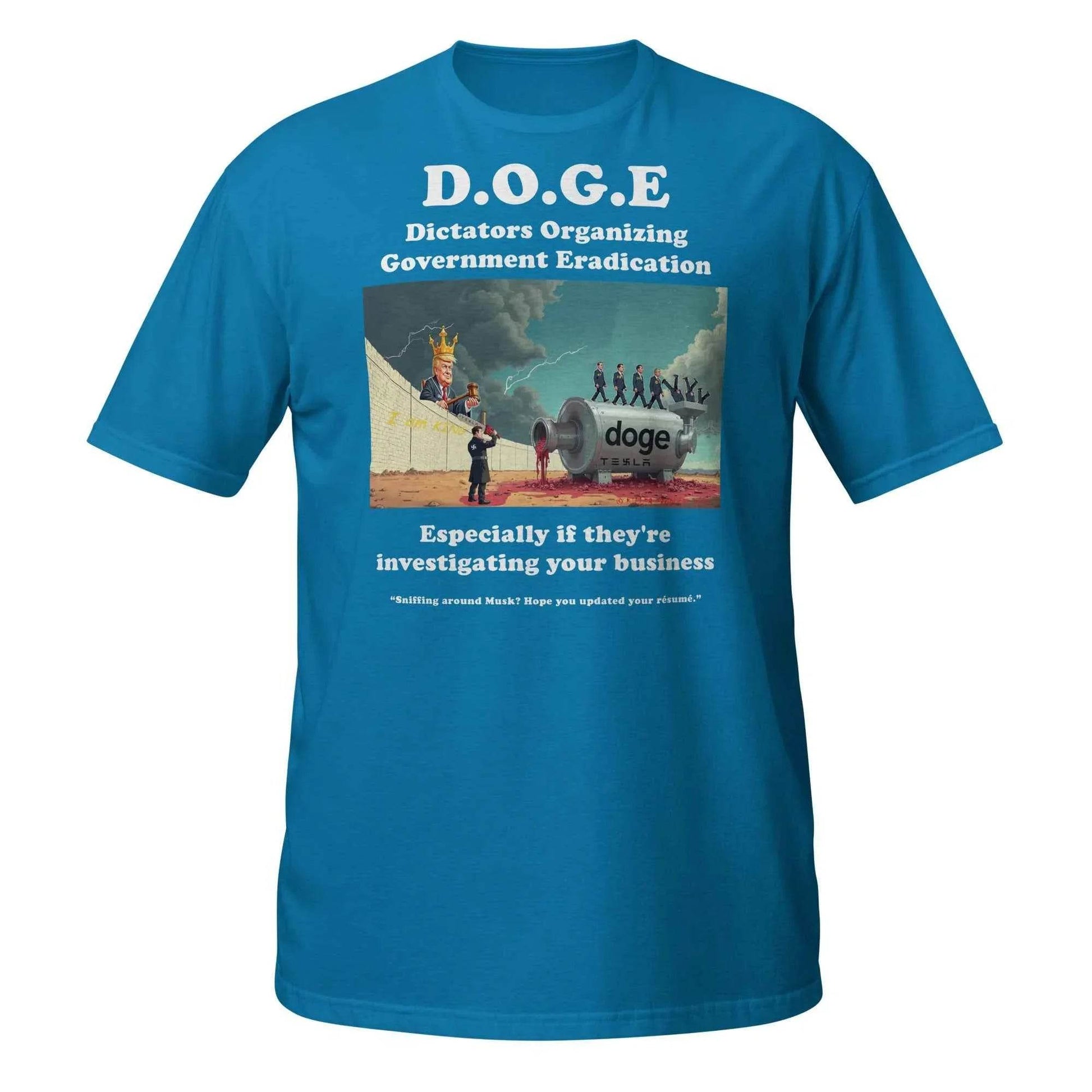 Dictators Organizing Government Eradication Unisex T-Shirt: Bold Political Statement - Killer Products