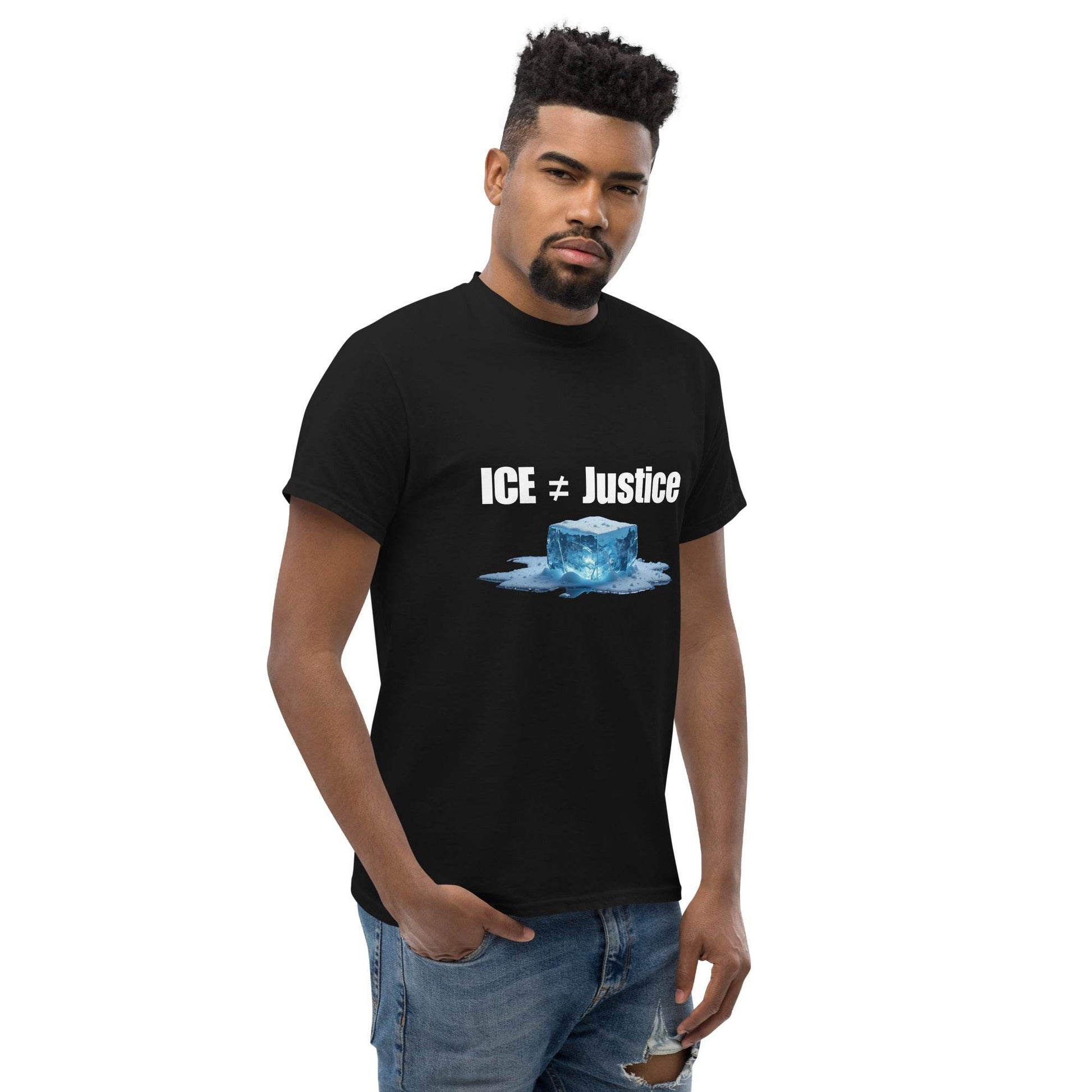 ICE Does Not Equal Justice T-Shirt – Bold Political Statement for Social Justice Warriors - Killer Products