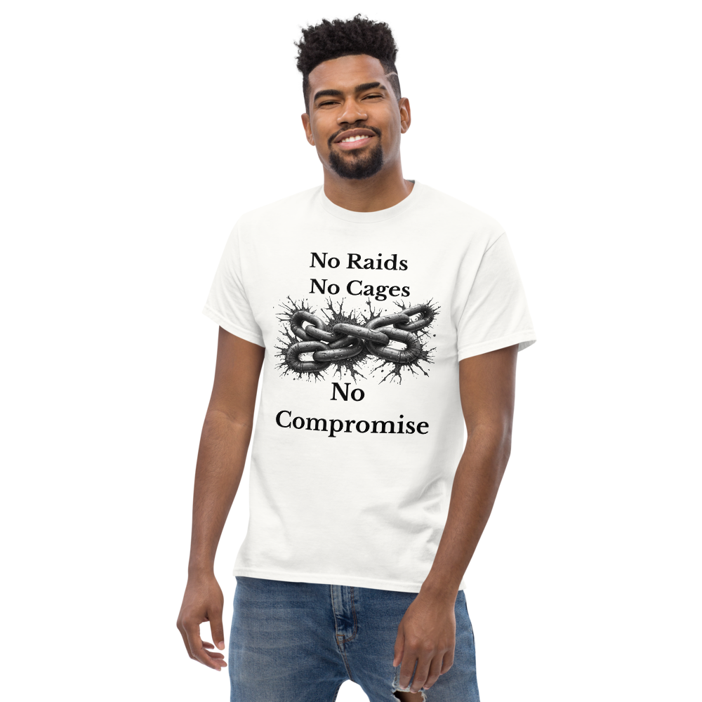 No Raids, No Cages Shirt – Bold Political Statement Tee - Killer Products