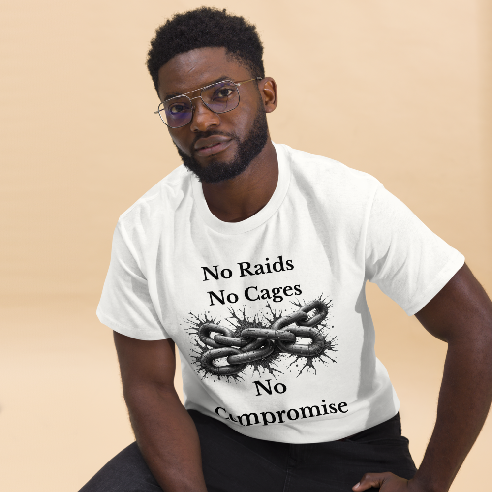 No Raids, No Cages Shirt – Bold Political Statement Tee - Killer Products