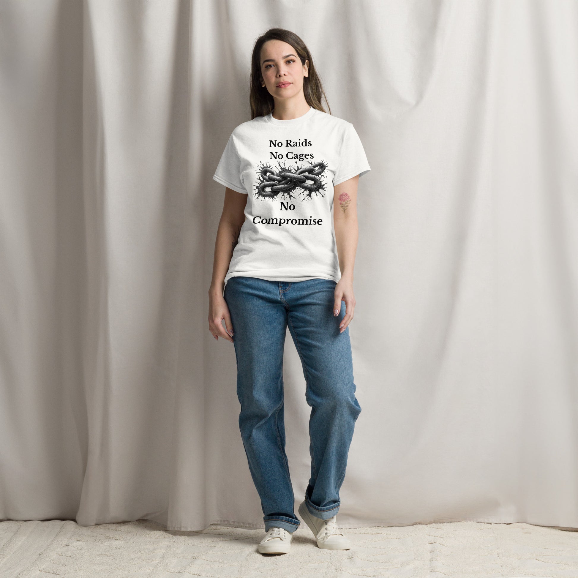 No Raids, No Cages Shirt – Bold Political Statement Tee - Killer Products