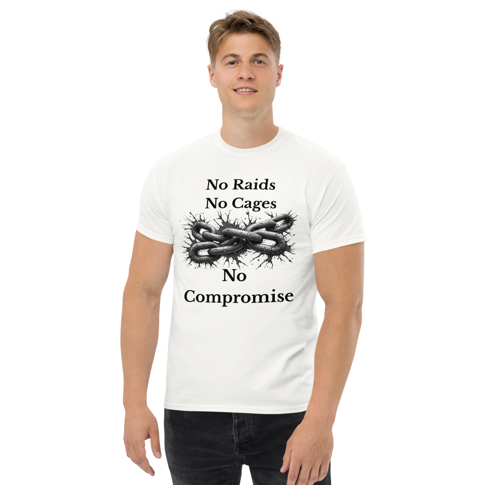 No Raids, No Cages Shirt – Bold Political Statement Tee - Killer Products